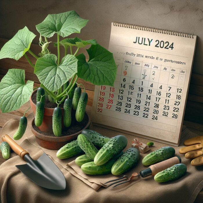 Посадка огурцов в июле 2024 года: благоприятные дни по лунному календарю